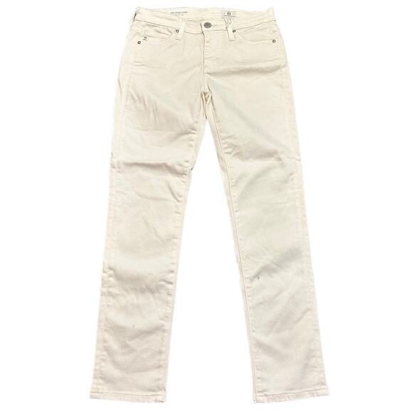 Ag Adriano Goldschmied Denim - Adriano Goldschmeid AG NEW Womens Prima Crop Off White Jeans 24